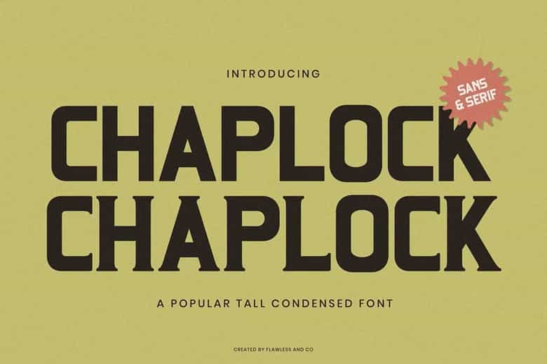 Chaplock Font Image 1
