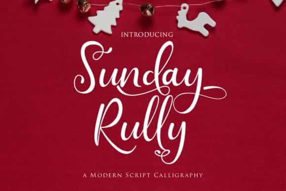 Sunday Rully Font Image 1