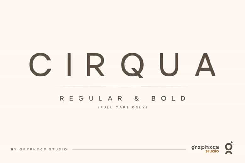 Cirqua Font Image 1