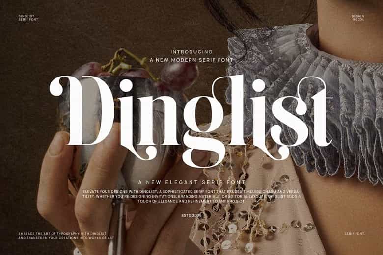 Dinglist Font Image 1