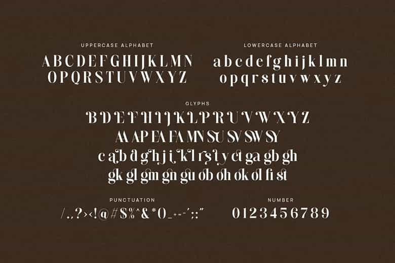 Dinglist Font Image 3
