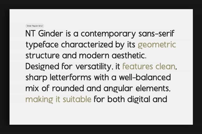 Ginder Font Image 2