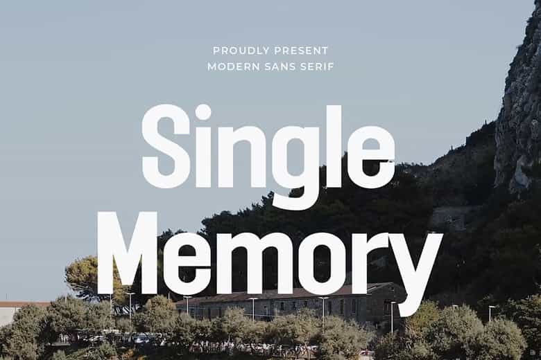 Single Memory Font Image 1