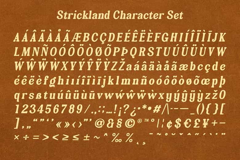 Strickland Font Image 3