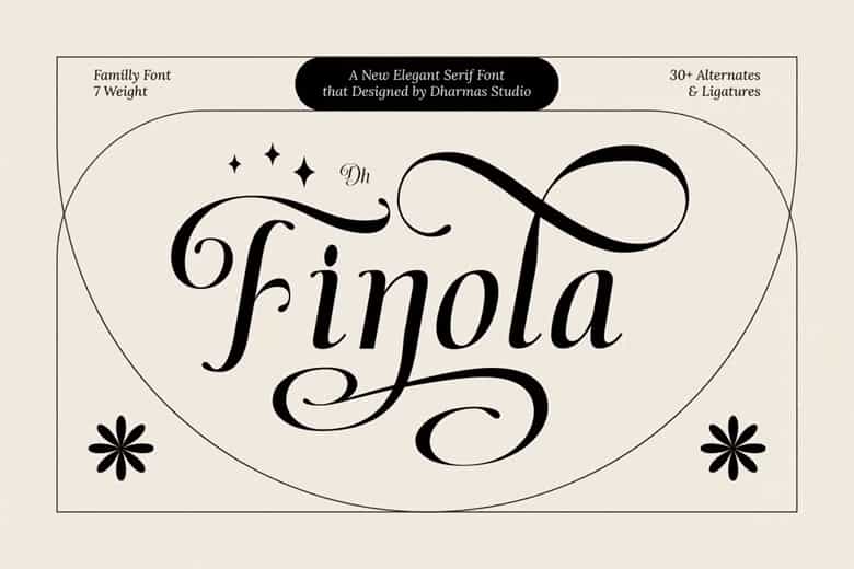Dh Finola Font Image 1