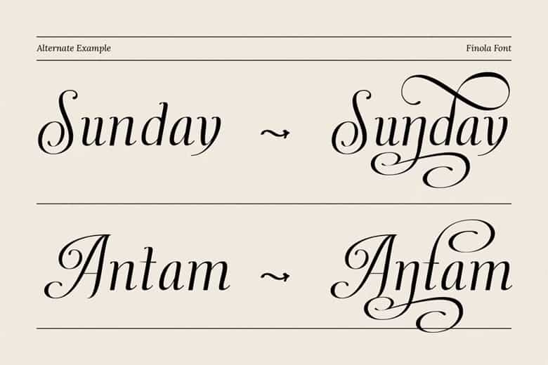Dh Finola Font Image 2