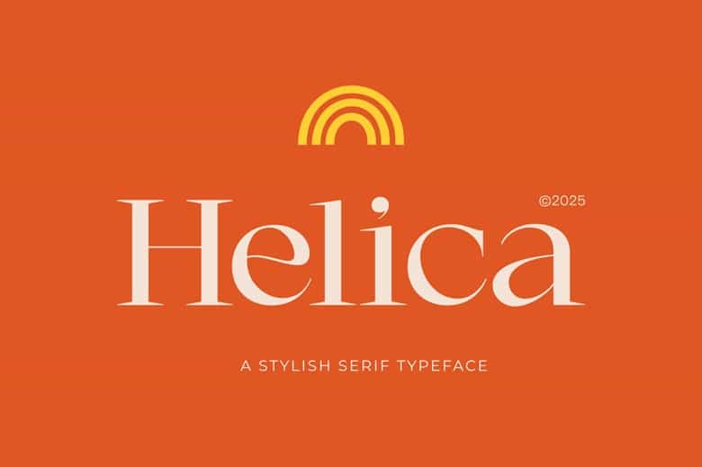 Helica Font Image 1