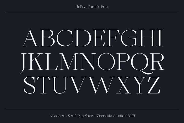 Helica Font Image 2