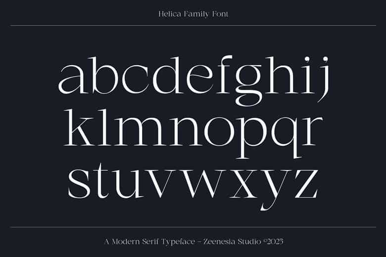 Helica Font Image 3