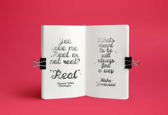 The Secret Love Font Image 2