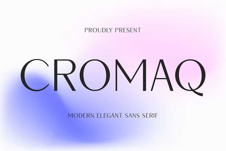 Cromaq Font Image 1