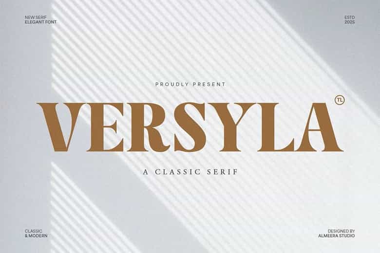 Versyla Font Image 1