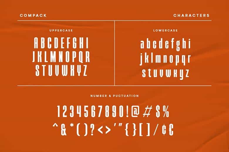 Compack Font Image 3