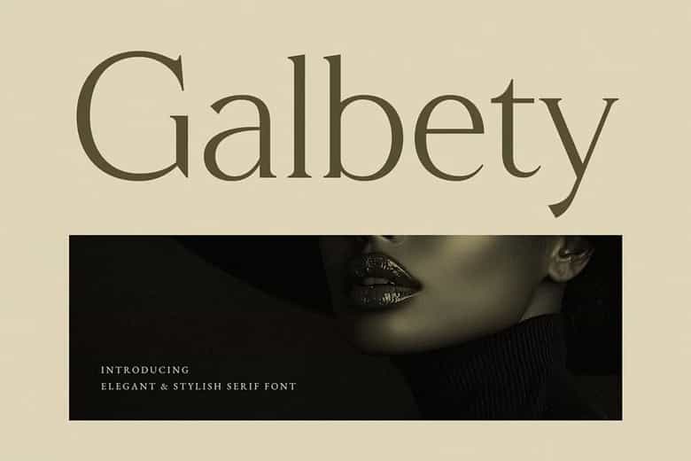 Galbety Font Image 1