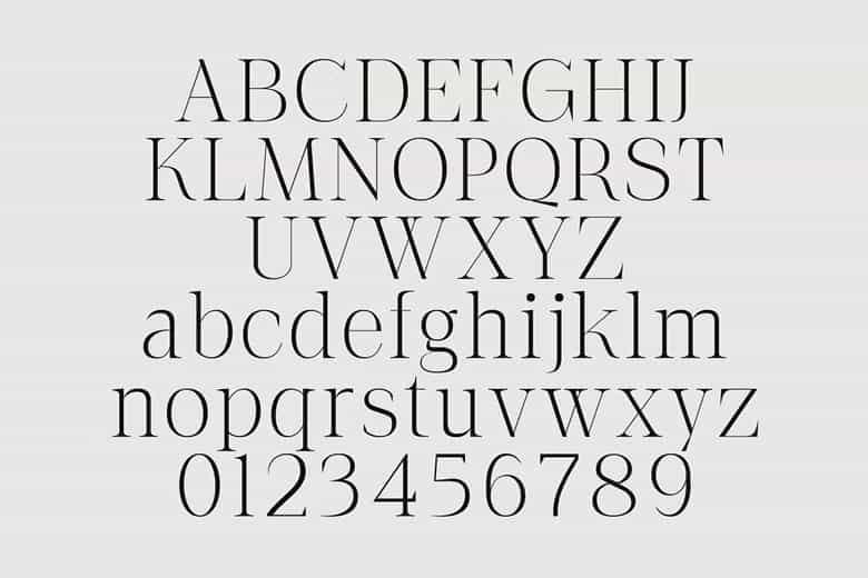 The Letter Editorial Font Image 3
