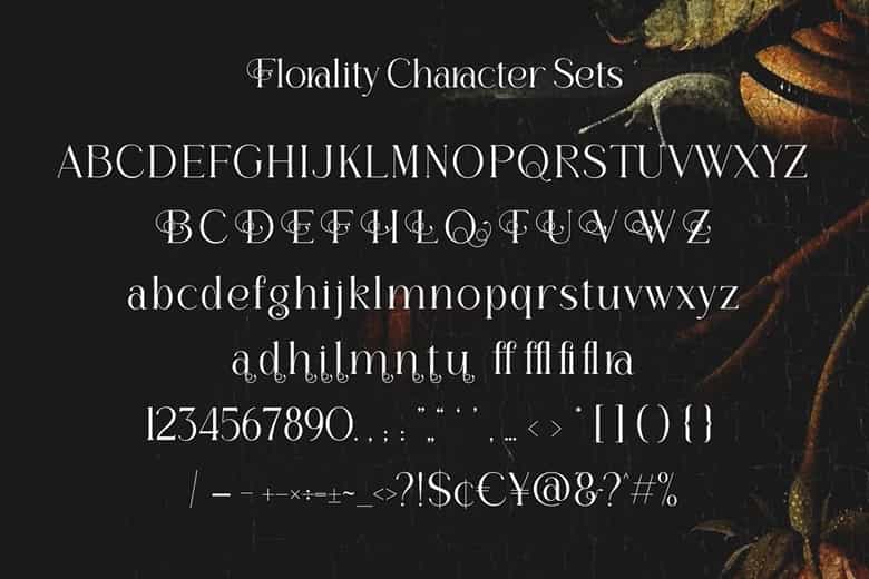 Florality Font Image 3