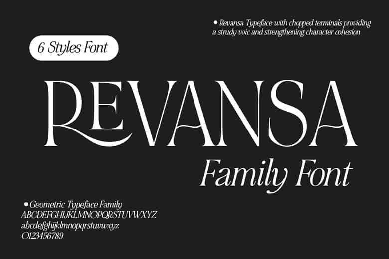 Revansa Font Image 1