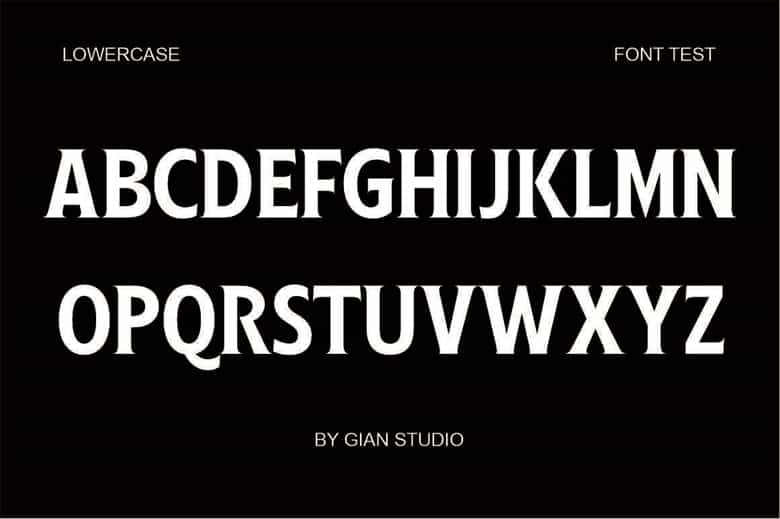 Ginfitanle Font Image 2