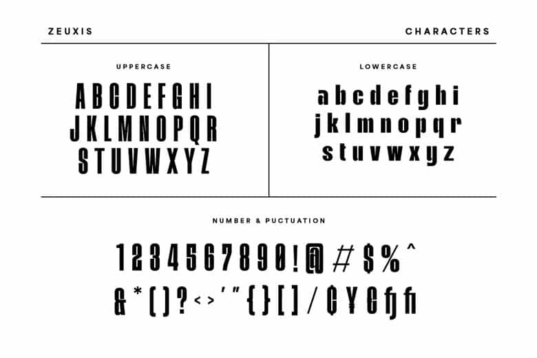 Zeuxis Font Image 3