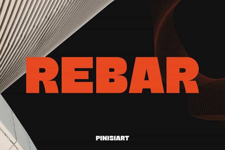 Rebar Font Image 4