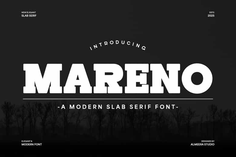 Mareno Font Image 4