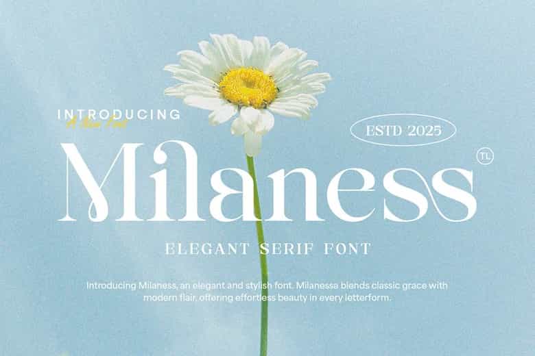 Milaness Font Image 4