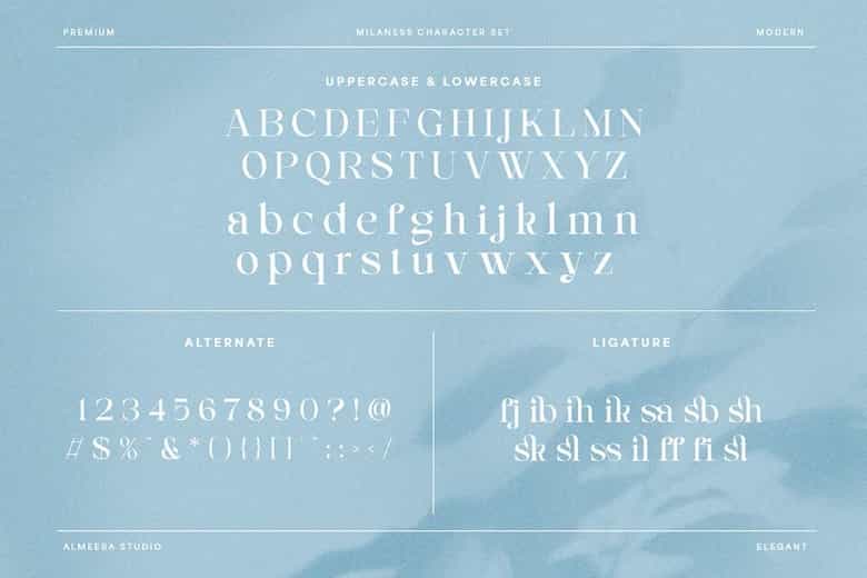 Milaness Font Image 6