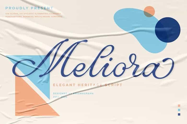 Meliora Font Image 4