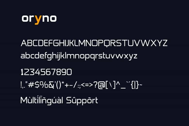 Oryno Font Image 6