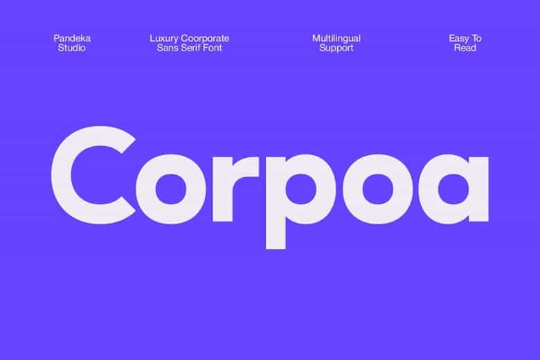 Corpoa Font Image 4