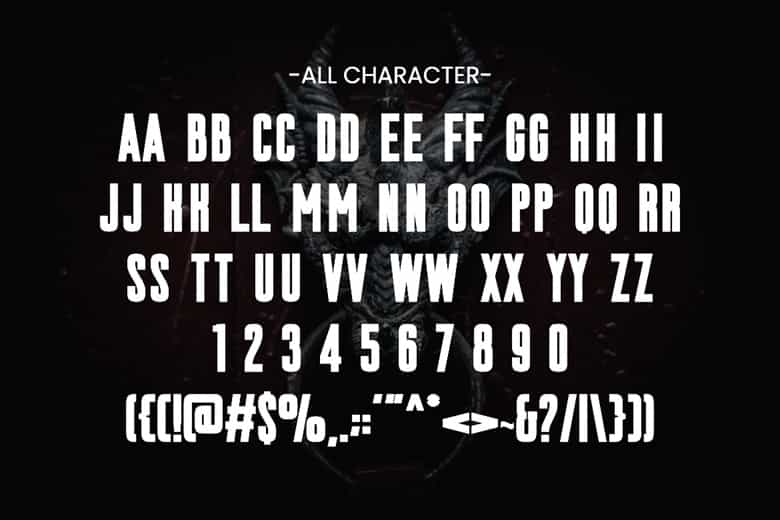 Dragons Font Image 3