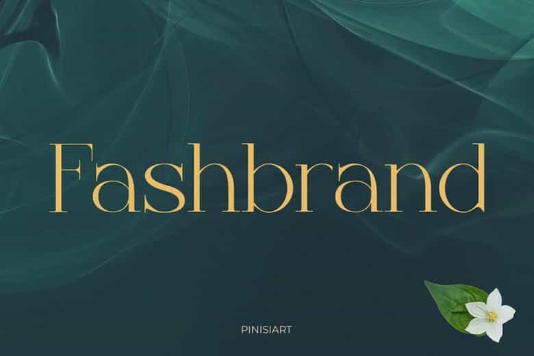Fashbrand Font Image 1