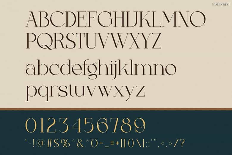 Fashbrand Font Image 3