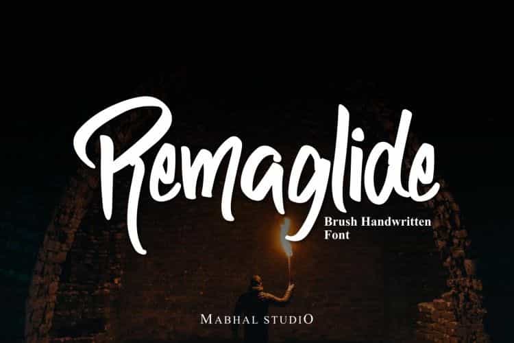 Remaglide Font Image 1