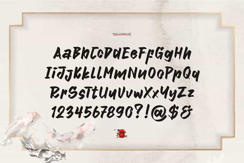 Tenshoku Font Image 3