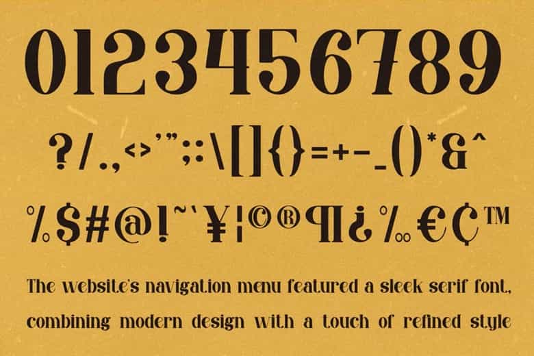 Yaendin Font Image 3