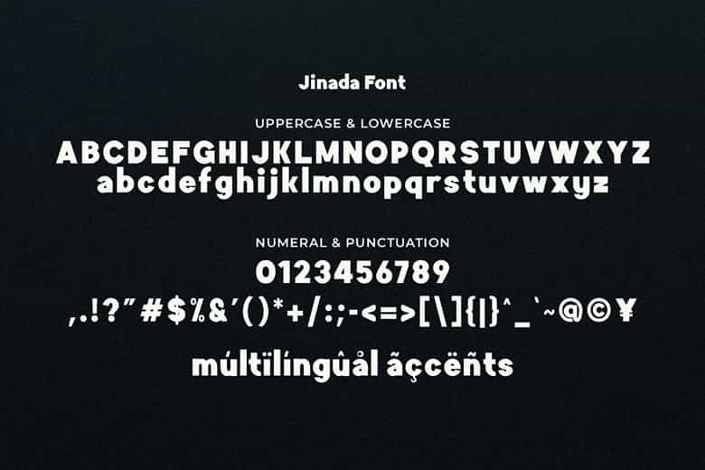 Jinada Font Image 3