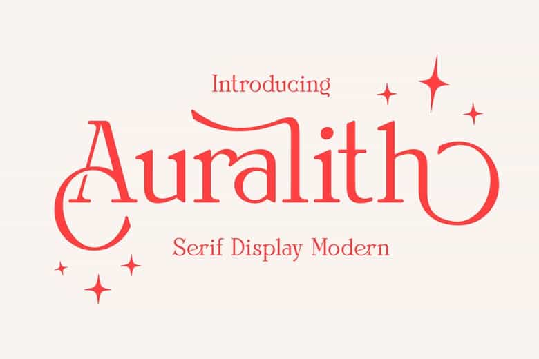 Auralith Font Image 1