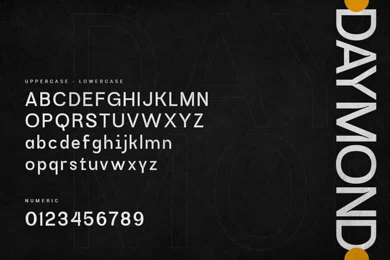 Daymond Font Image 3