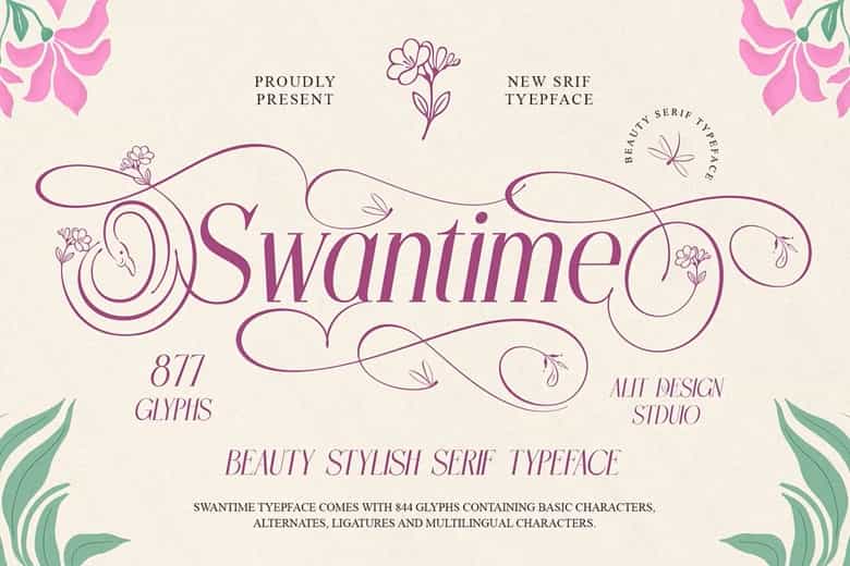 Swantime Font Image 1