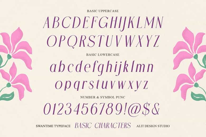 Swantime Font Image 3