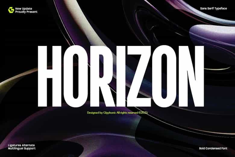 GC Horizon Font Image 1