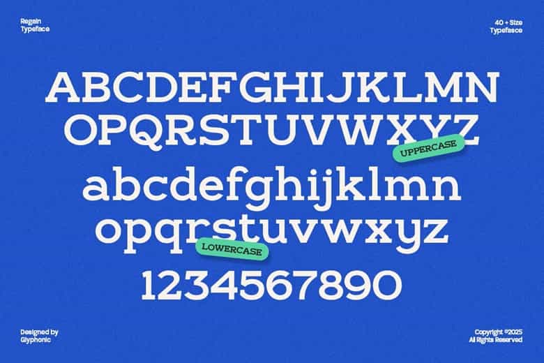 GC Regain Font Image 3