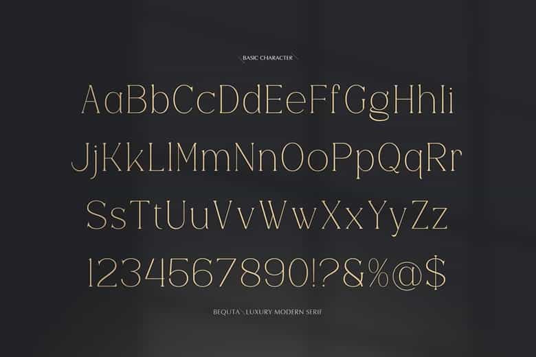 Bequta Font Image 3