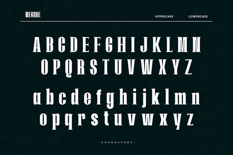 Negire Font Image 2