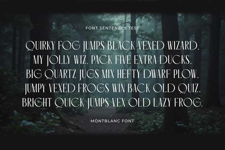 Montblanc Font Image 2