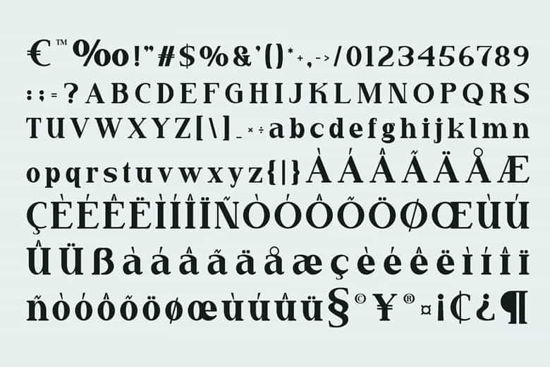 Mandore Font Image 3