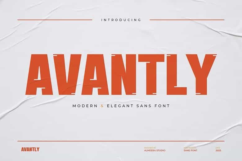 Avantly Font Image 1