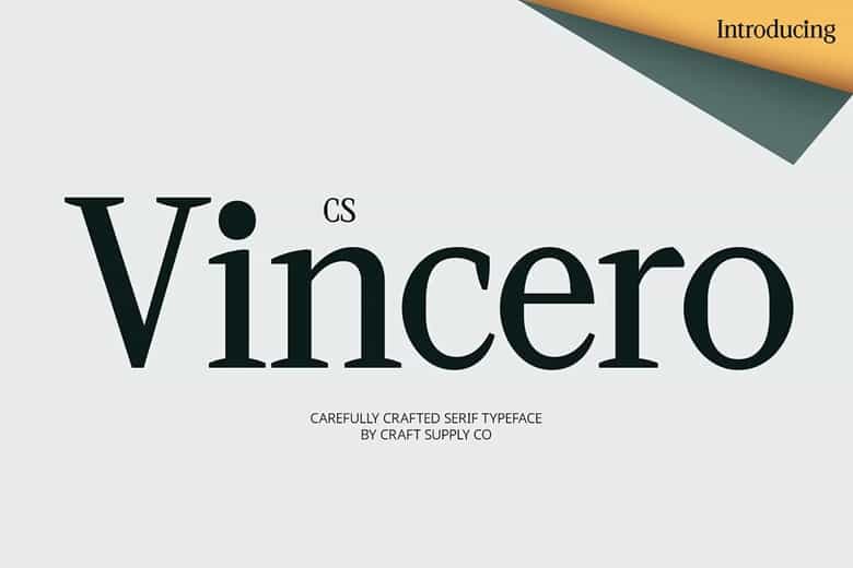 CS Vincero Font Image 1