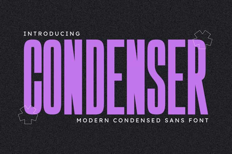 Condenser Font Image 1